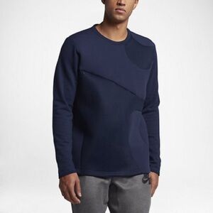 NIKE AIR CREW SWEATSHIRT 830649 429 NAVY HYPERMESH size 2XL